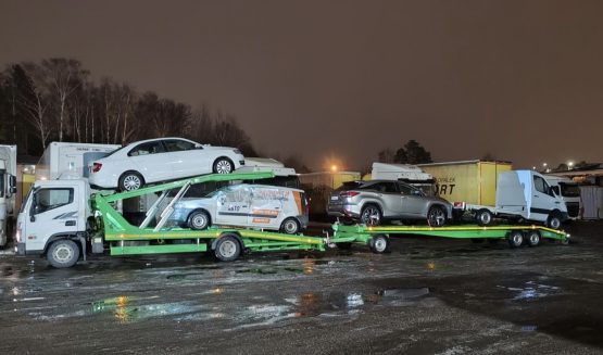 Эвакуаторы Hyundai для перевозки 4 автомобилей
